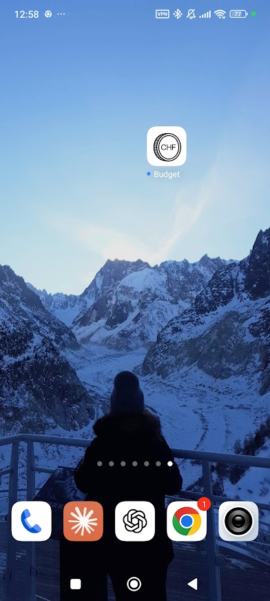 Bannière d'installation Android